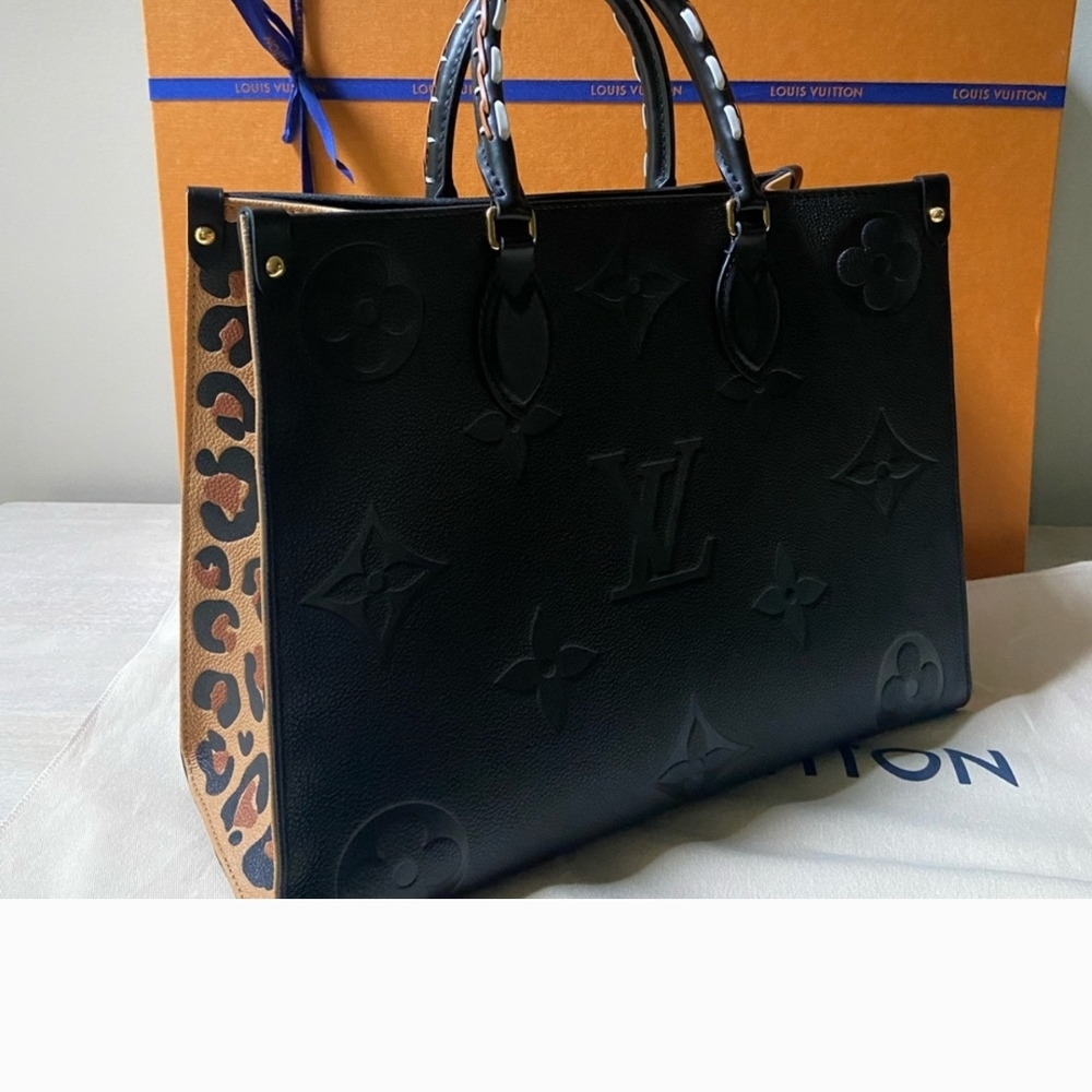 Louis Vuitton Black and Brown Women's Bag